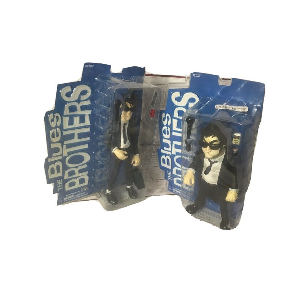 Blues Brothers Jake Mezco 2004 Jake & Elwood Blues Figure Dolls